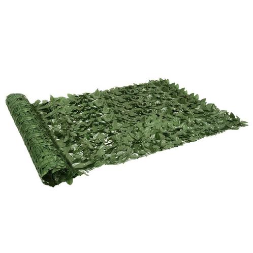vidaXL Balkonscherm met donkergroene bladeren 200x150 cm, Tuin en Terras, Zonneschermen, Nieuw, Verzenden