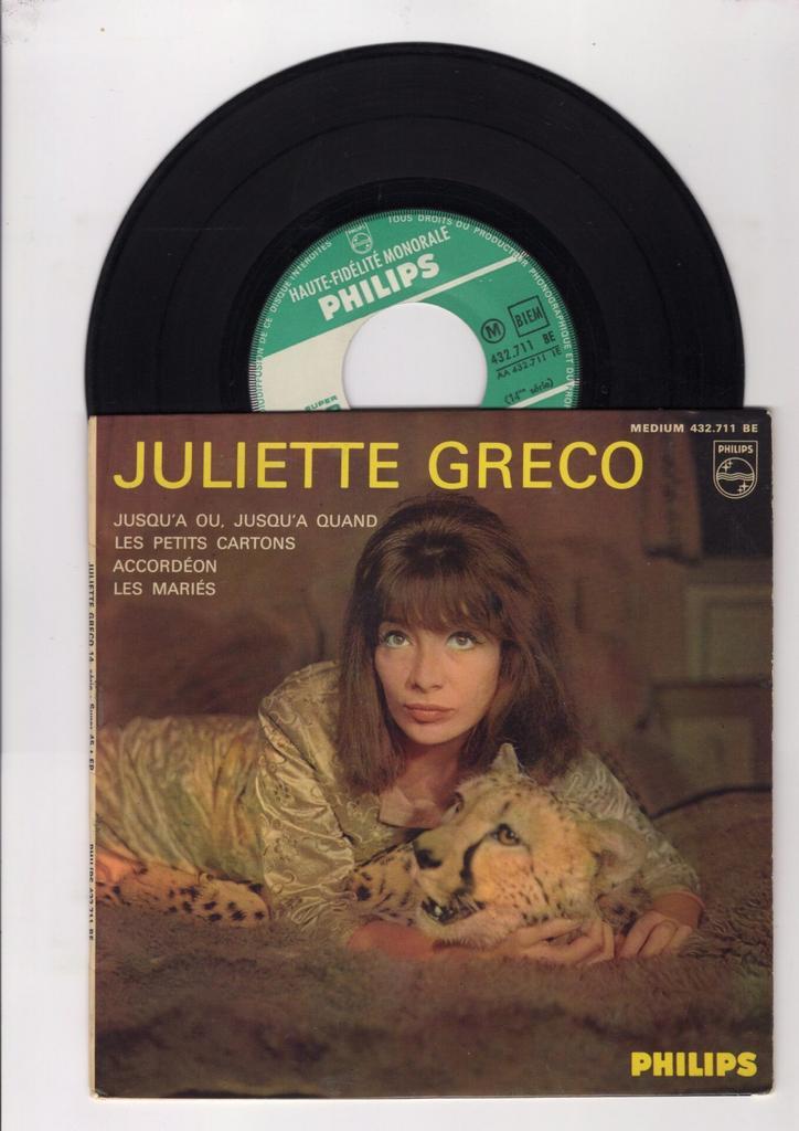 Juliette Gréco – Jusquà Où, Jusquà Quand (EP) (1-..., Cd's en Dvd's, Vinyl Singles, Verzenden