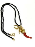 Zonder minimumprijs - Hanger Zilver Koraal - Onyx