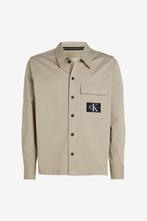 -30% Calvin Klein  Calvin Klein Utility shirt  maat XXL, Verzenden, Nieuw, Beige