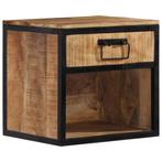 vidaXL Nachtkastje 40x35x40 cm massief mangohout, Verzenden, Nieuw, Hout