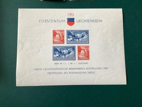 Liechtenstein 1935/1936 - Twee jaargangen met vlucht over, Postzegels en Munten, Postzegels | Europa | Oostenrijk
