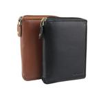 Heren Portemonnee Leer - Rits Rondom - Veilige portemonnee, Overige merken, Overige kleuren, Verzenden, Nieuw