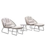Garden Impressions Roswell loungestoelen - Fons bijzettafel, Verzenden, Nieuw