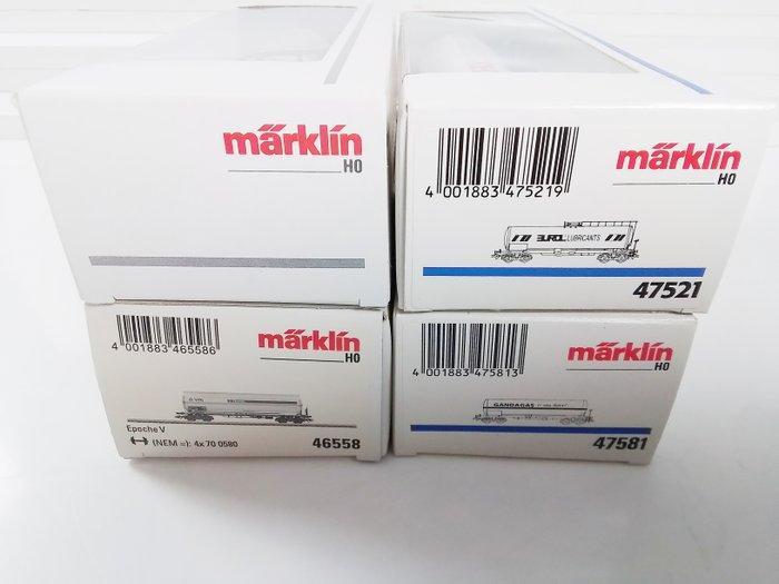 Märklin H0 - 46558/47521/47581/94062? - Modeltrein (4) - 4 x, Hobby en Vrije tijd, Modeltreinen | H0