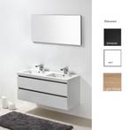 Badkamermeubelset Sanilux Trendline 120x47x50 cm Antraciet, Ophalen of Verzenden, Nieuw, Bad
