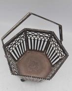 Bonbon mand - Mand - .925 zilver - Ajourgewerkt Knottenmand, Antiek en Kunst