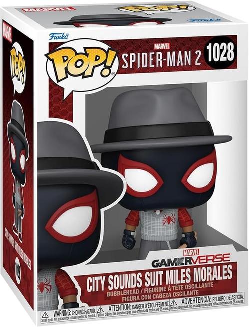 Funko Pop! - Spider-Man 2 City Sounds Miles Morales #1028 |, Verzamelen, Poppetjes en Figuurtjes, Nieuw, Verzenden
