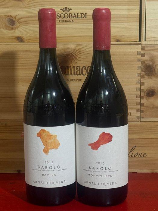 2015 Arnaldo Rivera Monvigliero & Ravera - Barolo - 2, Verzamelen, Wijnen