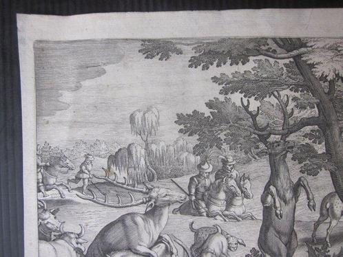 Johannes Collaert (1566-1628) da Jan Van der Straet detto, Antiek en Kunst, Antiek | Overige Antiek