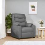 vidaXL Massagestoel elektrisch kunstleer grijs, Verzenden, Nieuw
