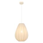 Moderne hanglamp beige, Deborah, Nieuw, Ophalen of Verzenden, 75 cm of meer, Modern