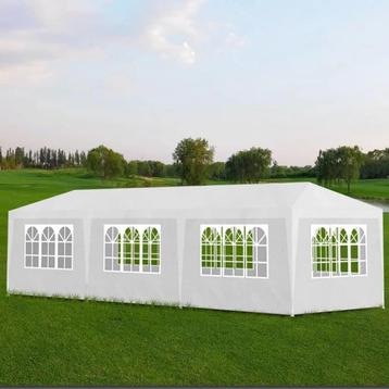 vidaXL - Partytent - 3x9 - m - wit beschikbaar voor biedingen