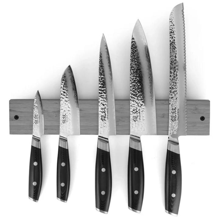 Yaxell Tsuchimon Messenset – 6-delig – Magnetische Walno, Huis en Inrichting, Keuken | Bestek, Bestekset, Nieuw, Hout, Ophalen of Verzenden