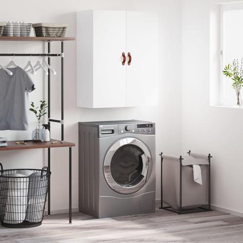 vidaXL Wandkast 69,5x34x90 cm wit, Huis en Inrichting, Kasten | Buffetkasten, 25 tot 50 cm, Nieuw, Overige houtsoorten, Minder dan 100 cm