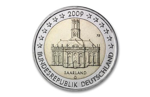 2 euro Saarbrucken 2009  - Duitsland, Postzegels en Munten, Munten | Europa | Euromunten, Verzenden