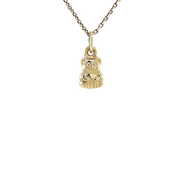 Gouden vintage beertje hanger 14 krt, Sieraden, Tassen en Uiterlijk, Kettinghangers, Nieuw, Ophalen of Verzenden