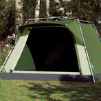 Kampeertent 4-persoons snelontgrendeling groen (Partytenten), Caravans en Kamperen, Kampeeraccessoires, Verzenden, Nieuw