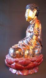 Chinese Boeddha - Hout - China - Qing Dynastie (1644-1911), Antiek en Kunst