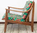 Fauteuil - Katoen, Teak