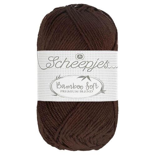 Scheepjes Bamboo Soft - 257 smooth cocoa - Bamboe/Katoen G, Hobby en Vrije tijd, Breien en Haken, Ophalen of Verzenden