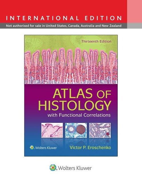 9781496310231 Atlas Of Histology International Edition, Boeken, Schoolboeken, Zo goed als nieuw, Verzenden