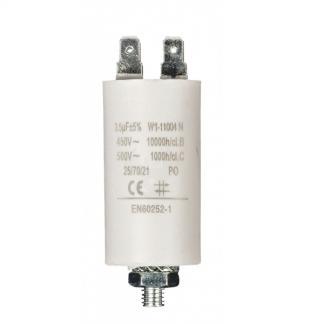 Condensator - Aanloop - 3.5 F (Max. 450V, Aarde), Doe-het-zelf en Verbouw, Elektra en Kabels, Nieuw, Verzenden