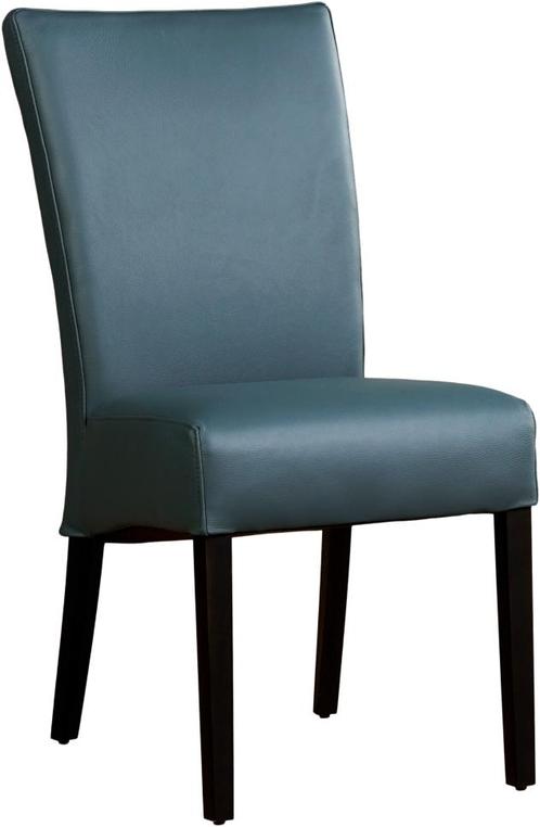 Blauwe leren landelijke eetkamerstoel - Toledo Leer Whale (b, Huis en Inrichting, Stoelen, Eén, Overige kleuren, Nieuw, Leer, Ophalen of Verzenden