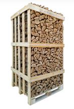 Eiken ovengedroogd pallet haardhout gratis verzending, Minder dan 3 m³, Ophalen of Verzenden, Eikenhout, Blokken