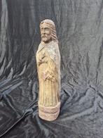 Beeld, San Giuseppe - Intagliato a mano - 48 cm - Hout, Antiek en Kunst
