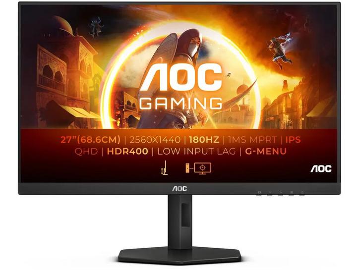 AOC AGON 27G4X - Gaming Monitor - 2560x1440 QHD 180Hz 1ms -, Computers en Software, Monitoren, Zo goed als nieuw, Verzenden