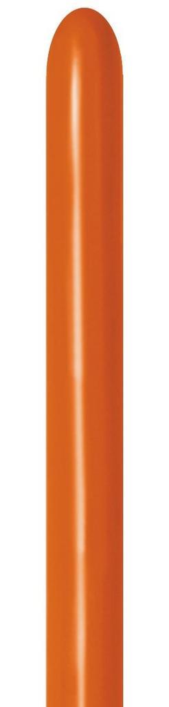 Modelleerballonnen Sunset Orange 5cm 152cm 50st, Hobby en Vrije tijd, Feestartikelen, Nieuw, Verzenden