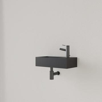 Fontein Gliss Design Nano 36x18x9 cm 1 Kraangat Rechts Mat beschikbaar voor biedingen