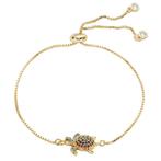 Fako Bijoux® - Dames Armband Schildpadje Strass -, Verzenden, Nieuw