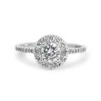 Ring - 18 karaat Witgoud -  1.30ct. tw. Diamant