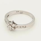 Ring - 18 karaat Witgoud - 0.16ct. tw. Diamant (Natuurlijk), Nieuw