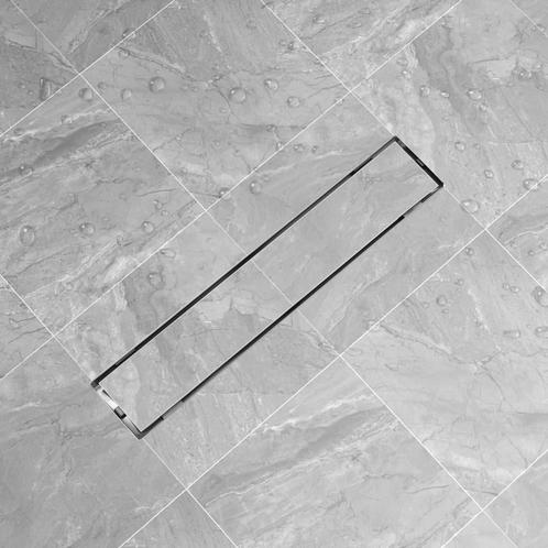 vidaXL Doucheputje rechthoekig 630x140 mm roestvrij staal, Doe-het-zelf en Verbouw, Sanitair, Nieuw, Verzenden