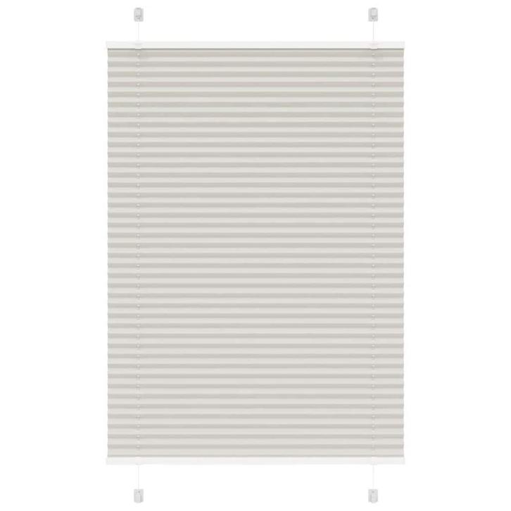 vidaXL Plissé rolgordijn 85x100 cm stofbreedte 84,4 cm, Huis en Inrichting, Stoffering | Gordijnen en Lamellen, Grijs, Nieuw, Verzenden