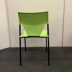 Tweedehands design Kantinestoel, stapelstoel, IOKO, groen -, Huis en Inrichting, Stoelen, Gebruikt, Zwart, Ophalen of Verzenden
