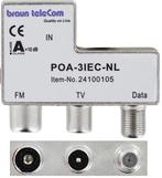 Braun Telecom POA 3 IEC-NL push on Radio/TV/Data, Audio, Tv en Foto, Audiokabels en Televisiekabels, Nieuw, Ophalen of Verzenden