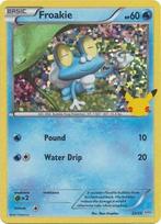 Froakie 22/25 Promo holo 25TH ANNIVERSARY MC DONALDS, Ophalen of Verzenden, Nieuw, Losse kaart, Foil