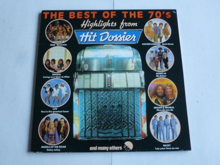 The Best of the 70s - Highlights from Hit Dossier (2LP), Cd's en Dvd's, Vinyl | Pop, Zo goed als nieuw, Verzenden