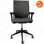 Haworth Comforto 59 - Antracietgrijs gestoffeerd - Zwart..., Werkplek, Ophalen of Verzenden, Gebruikt, Stoel