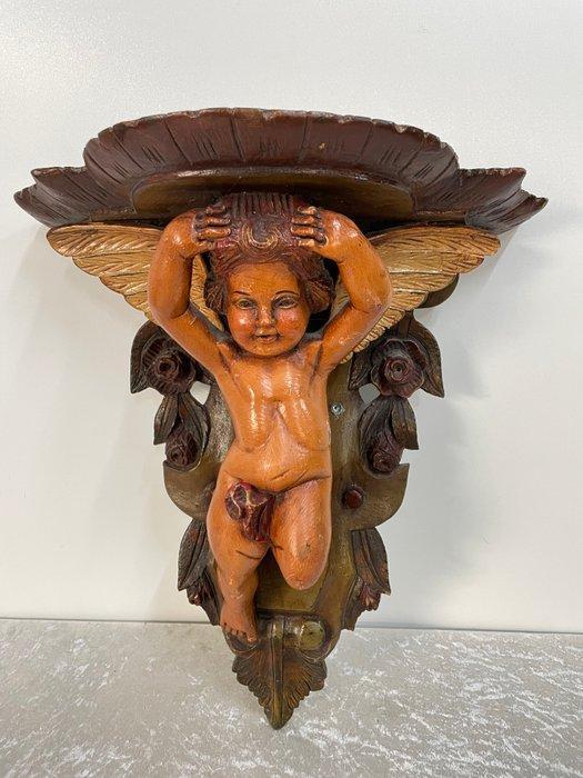 Architectonisch ornament - 1940-1950 - Console Engel - 40 cm, Antiek en Kunst, Antiek | Boeken en Bijbels