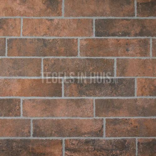Bricks steenstrips jerica marron 7,5x28  tegeloutlet