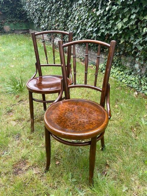 Thonet - Zitgroep (5) - Hout, Antiek en Kunst, Kunst | Designobjecten