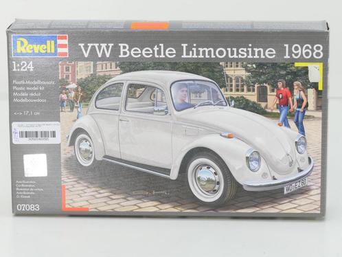Schaal 1:24 Revell 07083 VW Beetle Limousine 1968 bouwpak..., Hobby en Vrije tijd, Modelauto's | 1:24, Gebruikt, Revell, Ophalen of Verzenden