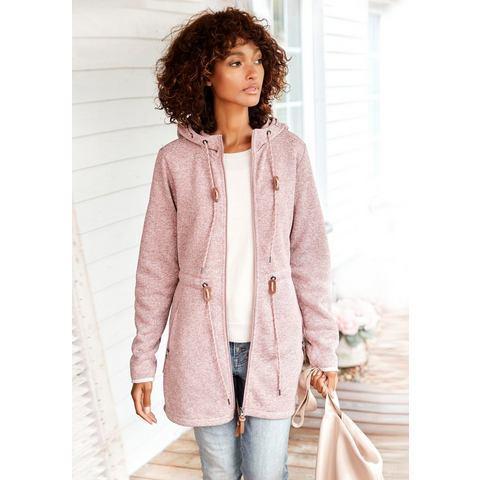 Lascana Fleecejack met een capuchon, Kleding | Dames, Sportkleding, Nieuw, Verzenden