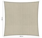 Schaduwdoek vierkant 6x6 Sahara sand, Tuin en Terras, Ophalen of Verzenden, Nieuw