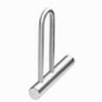 INTERSTEEL - Intersteel Reservehouder U-vorm RVS, Ophalen of Verzenden, Nieuw